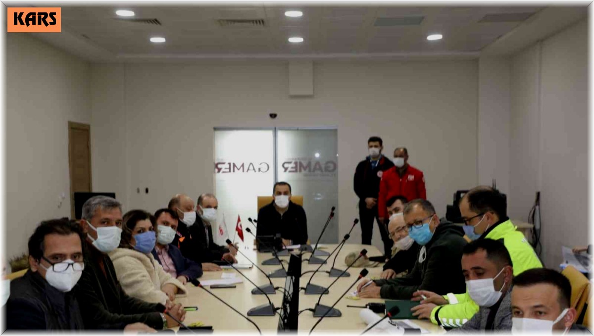 Kars'ta Acil Durum Koordinasyon Kurulu toplantısı yapıldı