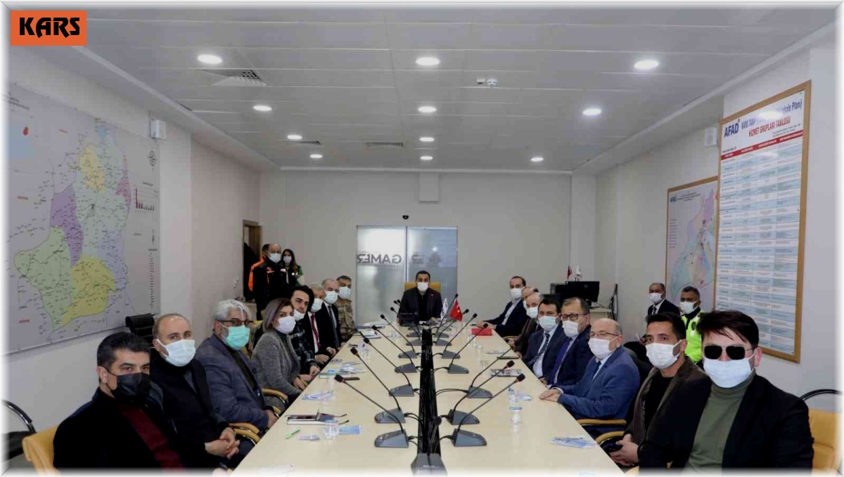 Kars'ta Afet ve Acil Durum Koordinasyon toplantısı yapıldı
