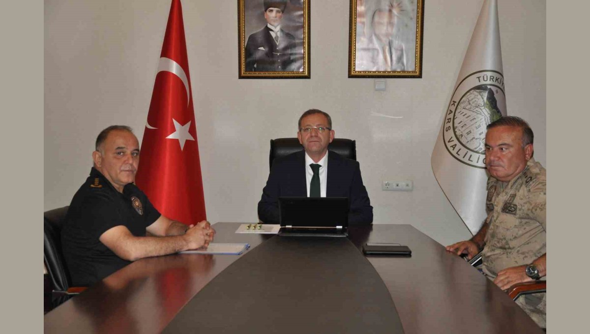 Kars'ta Ağustos ayı asayiş ve güvenlik toplantısı yapıldı