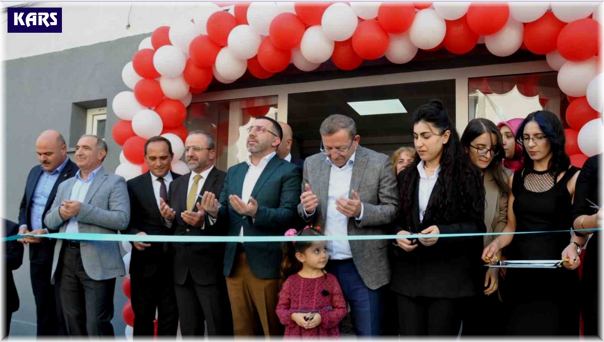 Kars'ta Aile Destek Merkezi'nin açılışı yapıldı