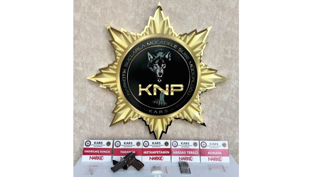 Kars'ta aparta uyuşturucu operasyonu