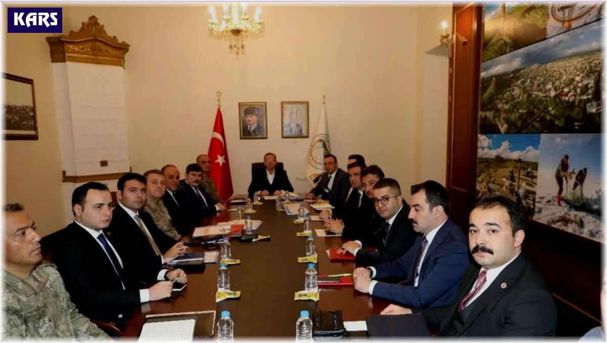 Kars'ta asayiş toplantısı yapıldı