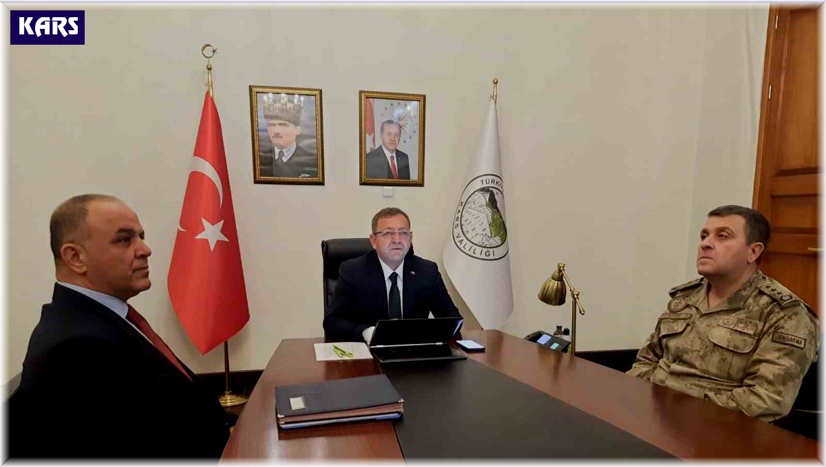 Kars'ta Asayiş ve Güvenlik toplantısı yapıldı
