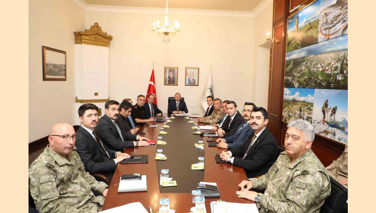 Kars'ta asayiş ve güvenlik toplantısı yapıldı