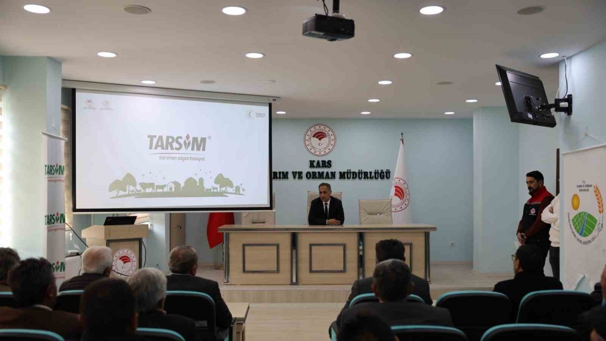 Kars'ta çiftçilere tarım sigortasının önemi anlatıldı