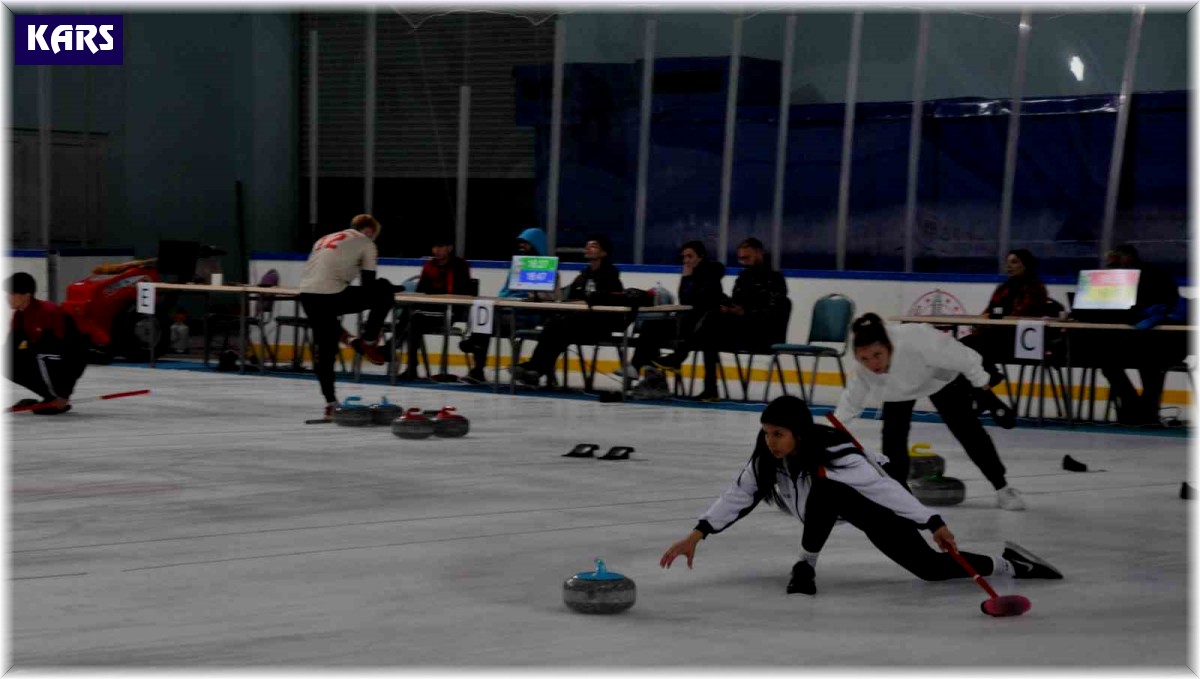 Kars'ta Curling Şampiyonası sona erdi