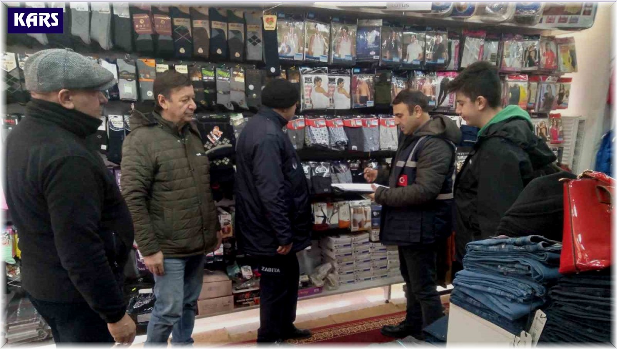 Kars'ta fahiş fiyat denetimleri artırıldı