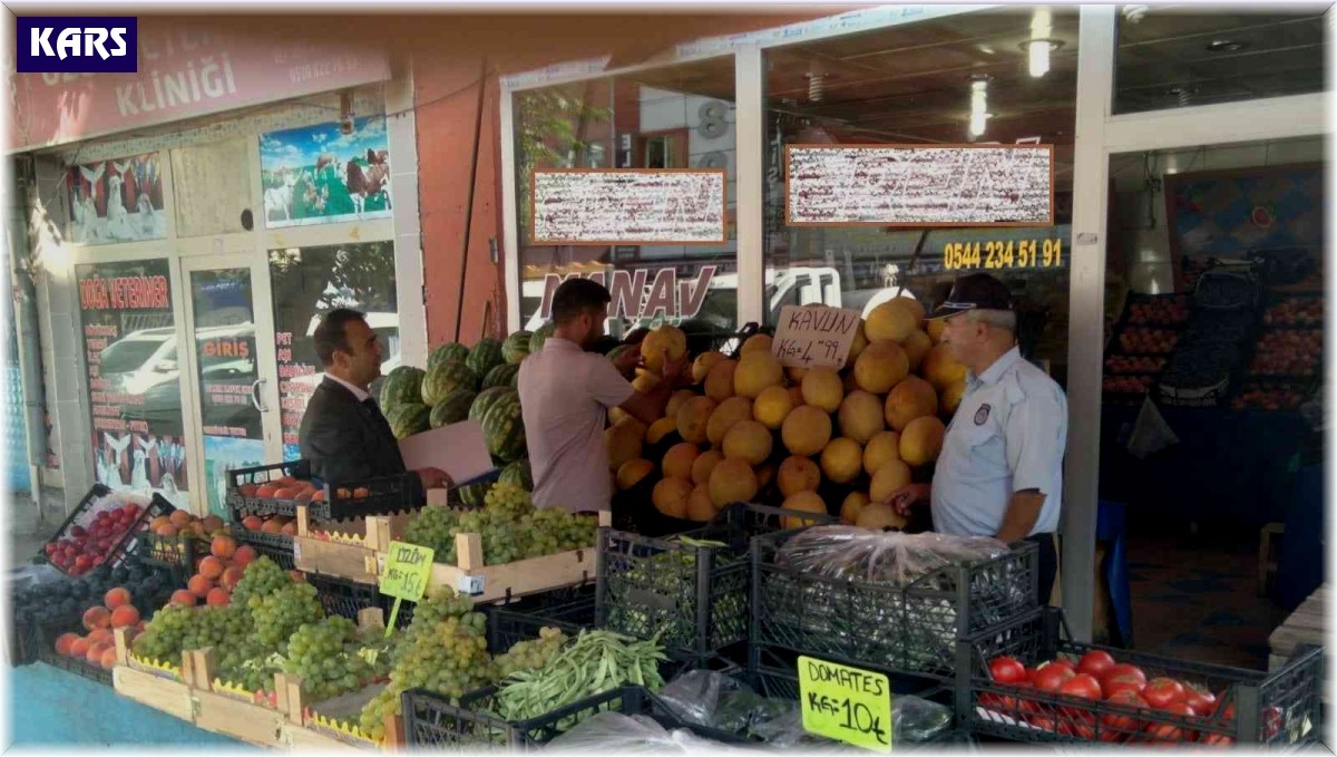 Kars'ta fahiş fiyat ve stokçuluğa geçit yok