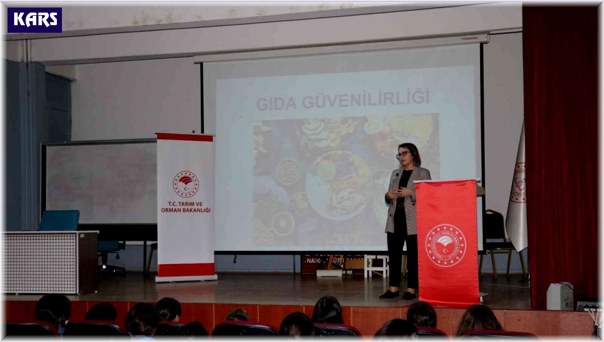 Kars'ta gıda güvenirliği ve israf anlatıldı