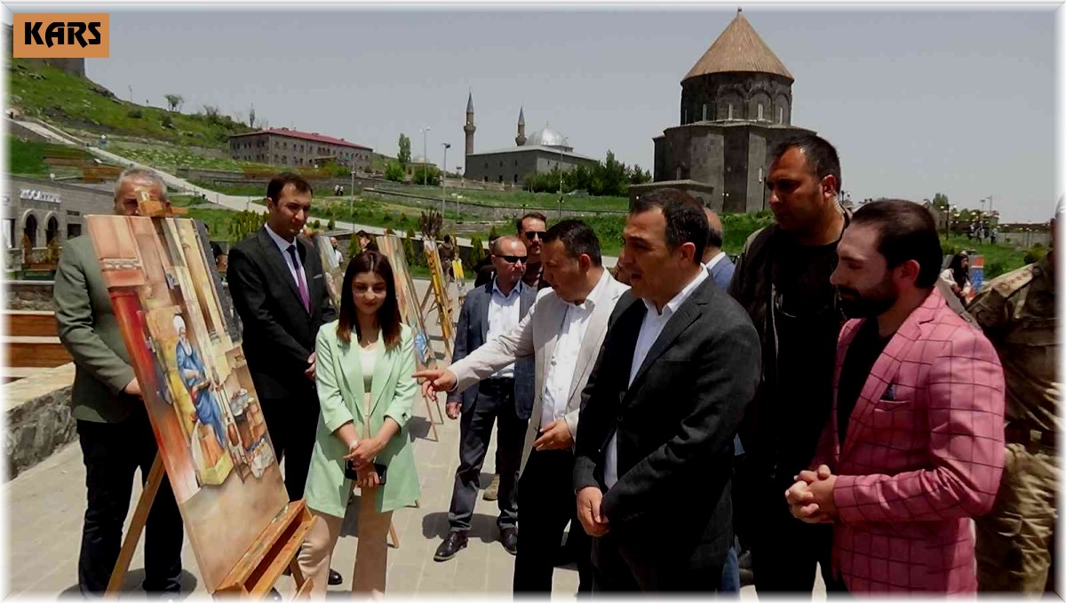 Kars'ta Güzel Sanatlar Sergisi'nin açılışı yapıldı