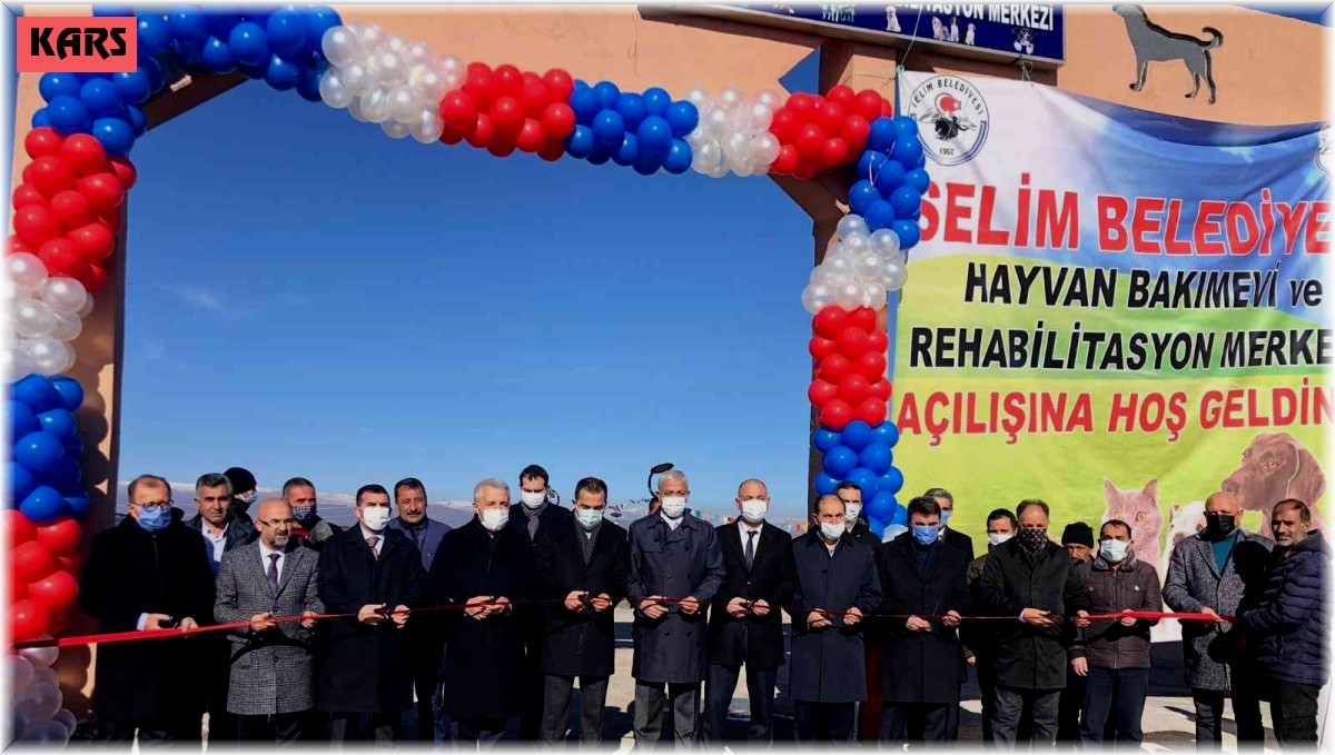 Kars'ta Hayvan Bakım Evi ve Rehabilitasyon Merkezi açıldı