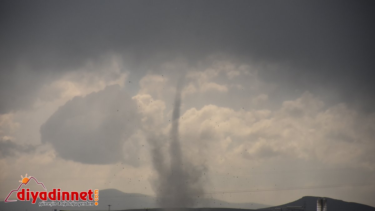 Kars'ta hortum ve şiddetli fırtına etkili oldu