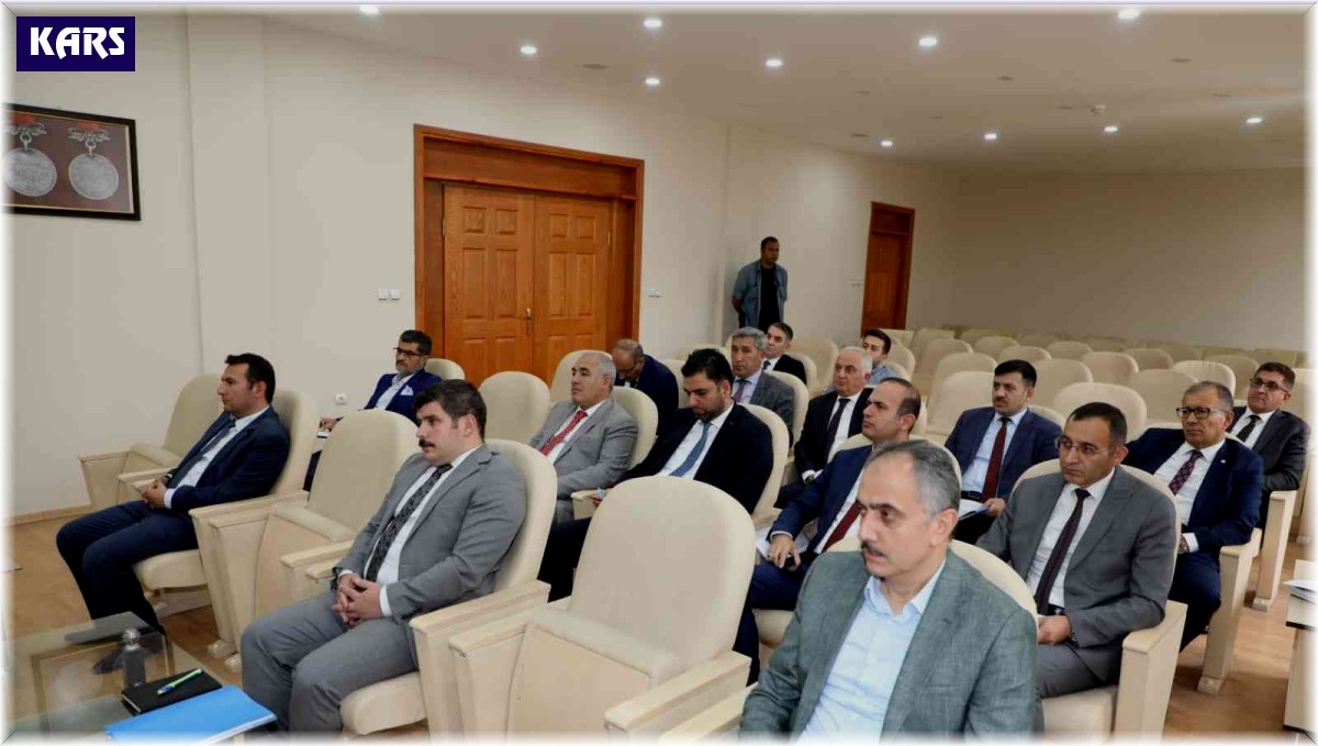 Kars'ta İl İdare Şube Başkanları toplantısı