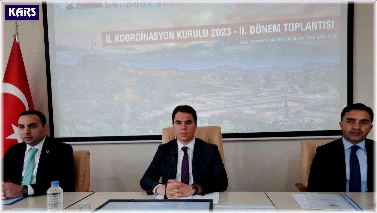 Kars'ta il koordinasyon kurulu toplantısı yapıldı
