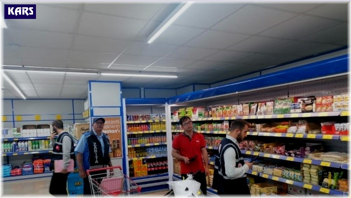 Kars'ta işletmeler denetlendi