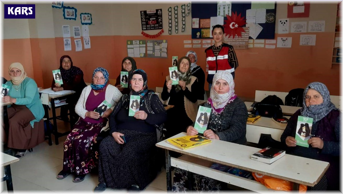 Kars'ta jandarmadan annelere uyuşturucu eğitimi