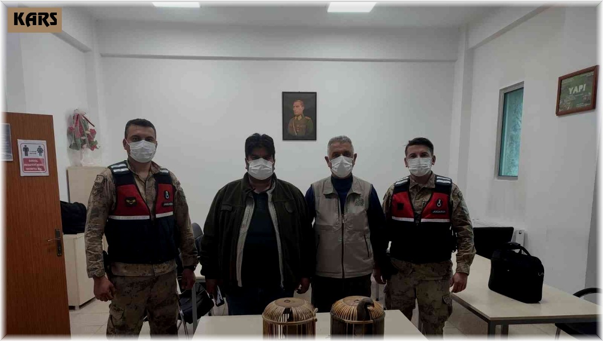 Kars'ta kaçak avcı suçüstü yakalandı