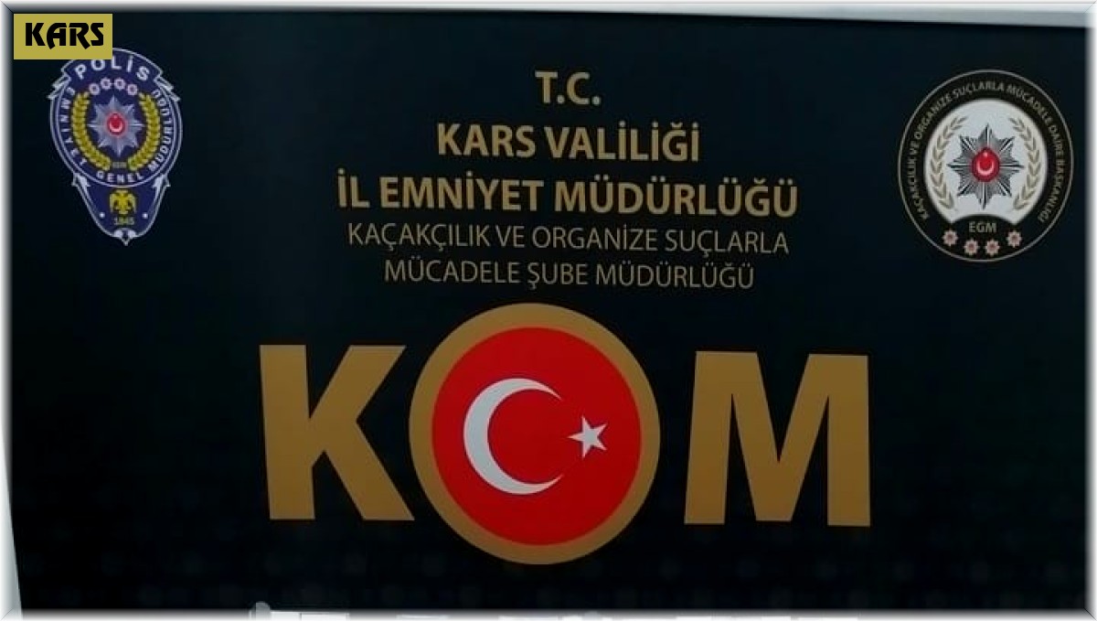 Kars'ta kaçak sigara ele geçirildi