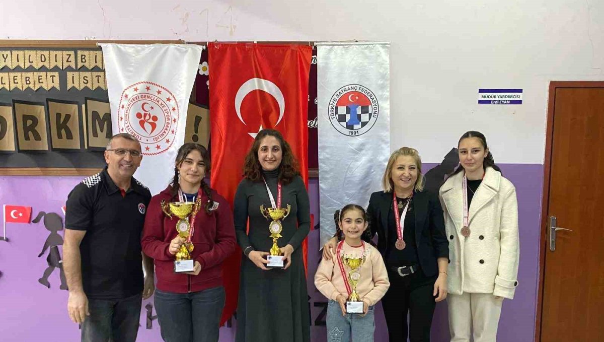 Kars'ta "Kadınlar Satranç İl Birinciliği Turnuvası" tamamlandı