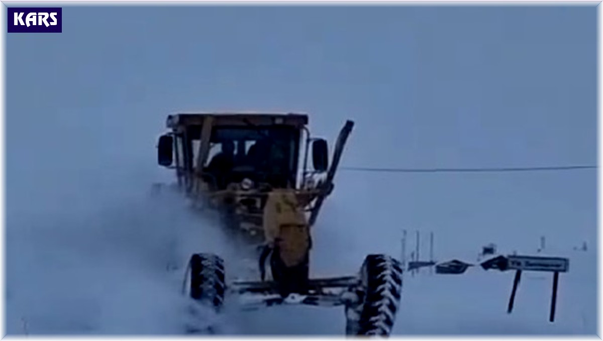 Kars'ta kapalı köy yolları açılıyor