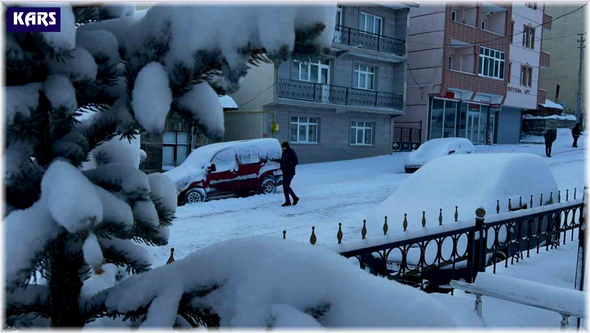 Kars'ta kar ve tipi 39 köy yolunu ulaşıma kapadı