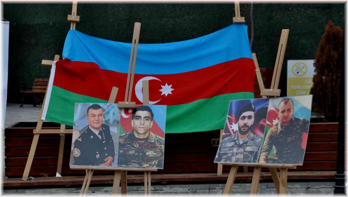 Kars'ta "Karabağ Şehitleri" fotoğraf sergisi açıldı