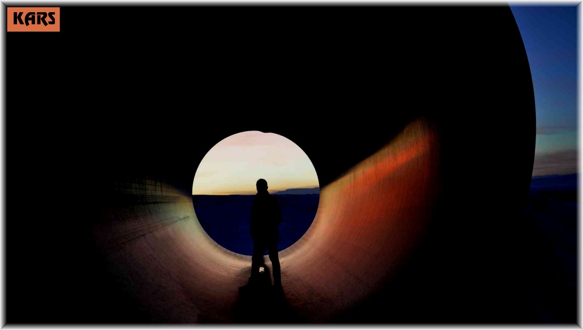 Kars'ta kartpostallık gün batımı