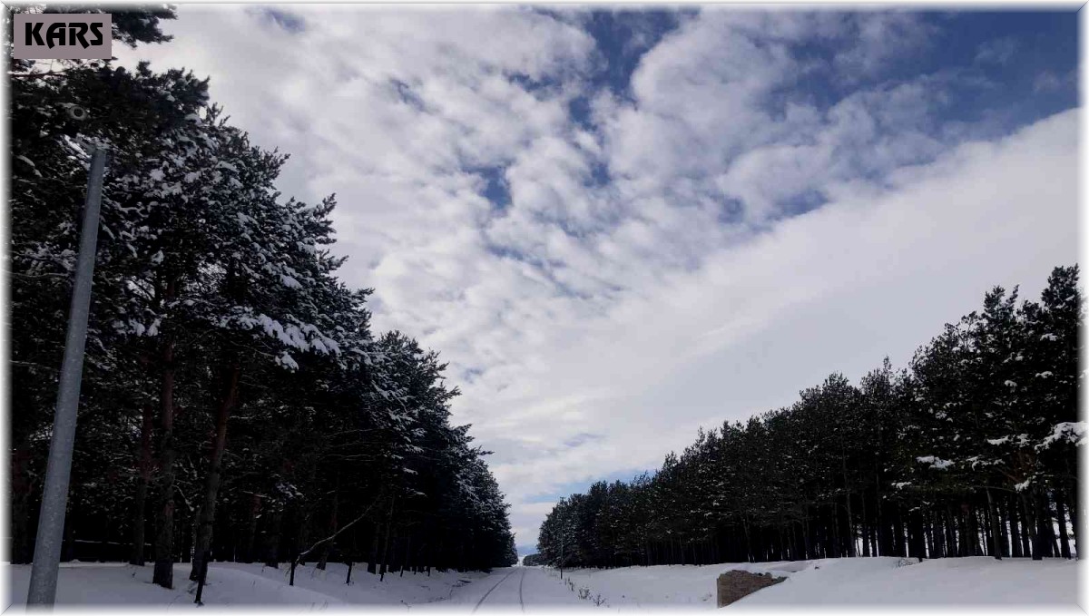 Kars'ta kartpostallık kış görüntüleri