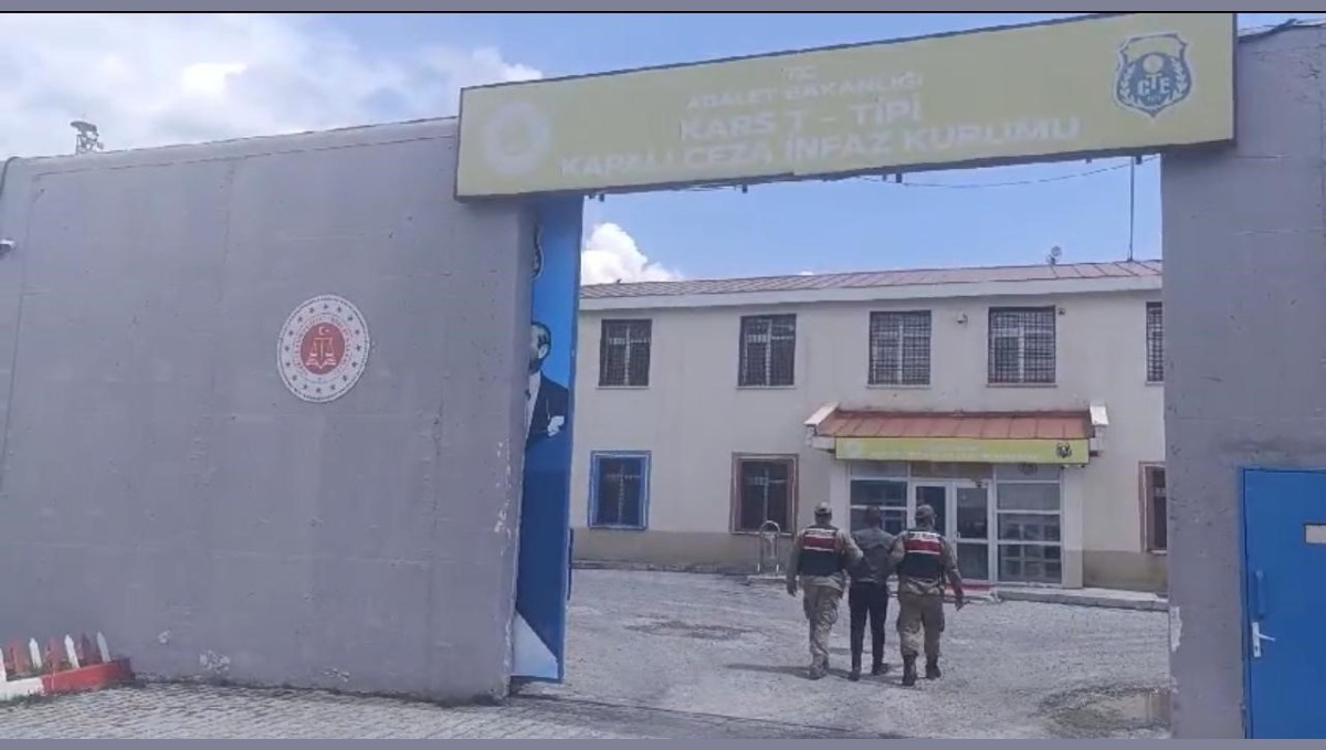 Kars'ta kesinleşmiş hapis cezası bulunan 1 kişi yakalandı