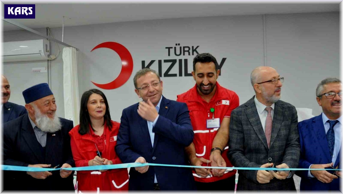 Kars'ta Kızılay Kan Bağış Merkezi açılışı yapıldı