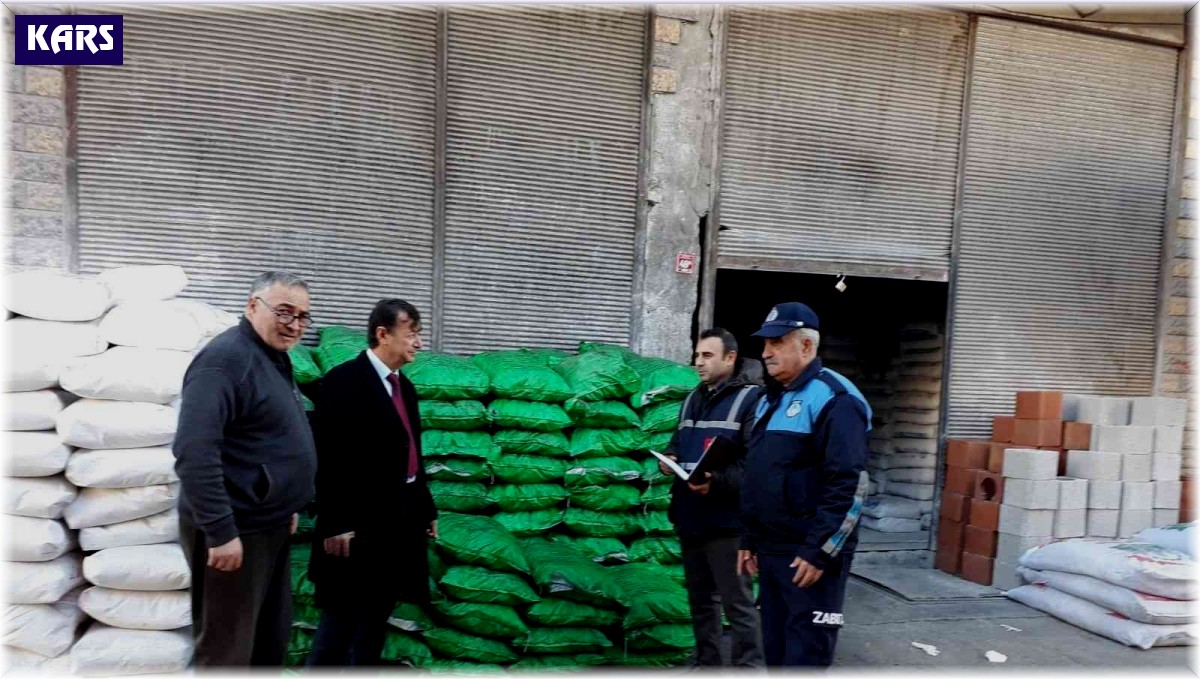 Kars'ta kömür firmaları denetlendi