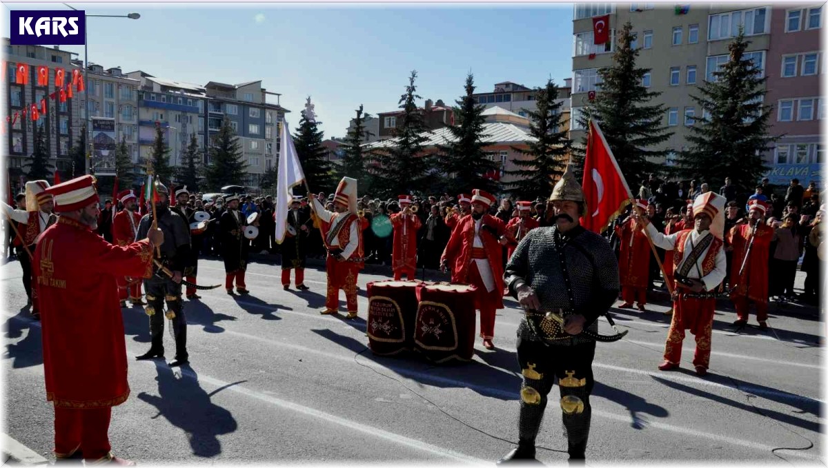 Kars'ta mehteranlı kurtuluş coşkusu