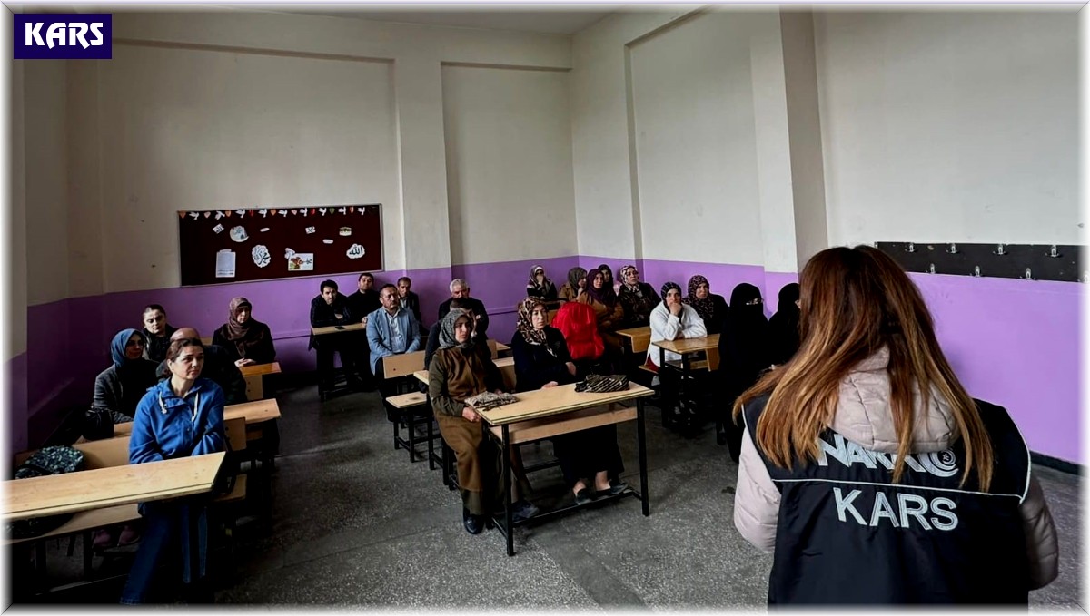 Kars'ta narkotik ekipleri anne ve anne adaylarını bilgilendirdi