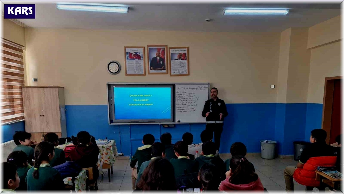 Kars'ta öğrencilere akran zorbalığı anlatıldı