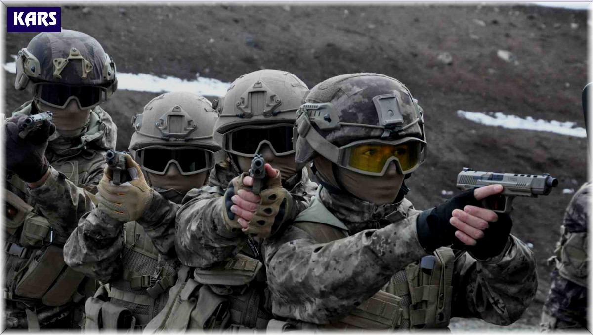 Kars'ta PÖH'lerden nefes kesen tatbikat