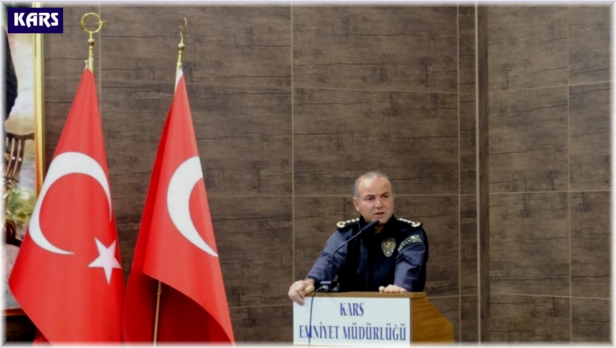 Kars'ta polisten bilgilendirme toplantısı