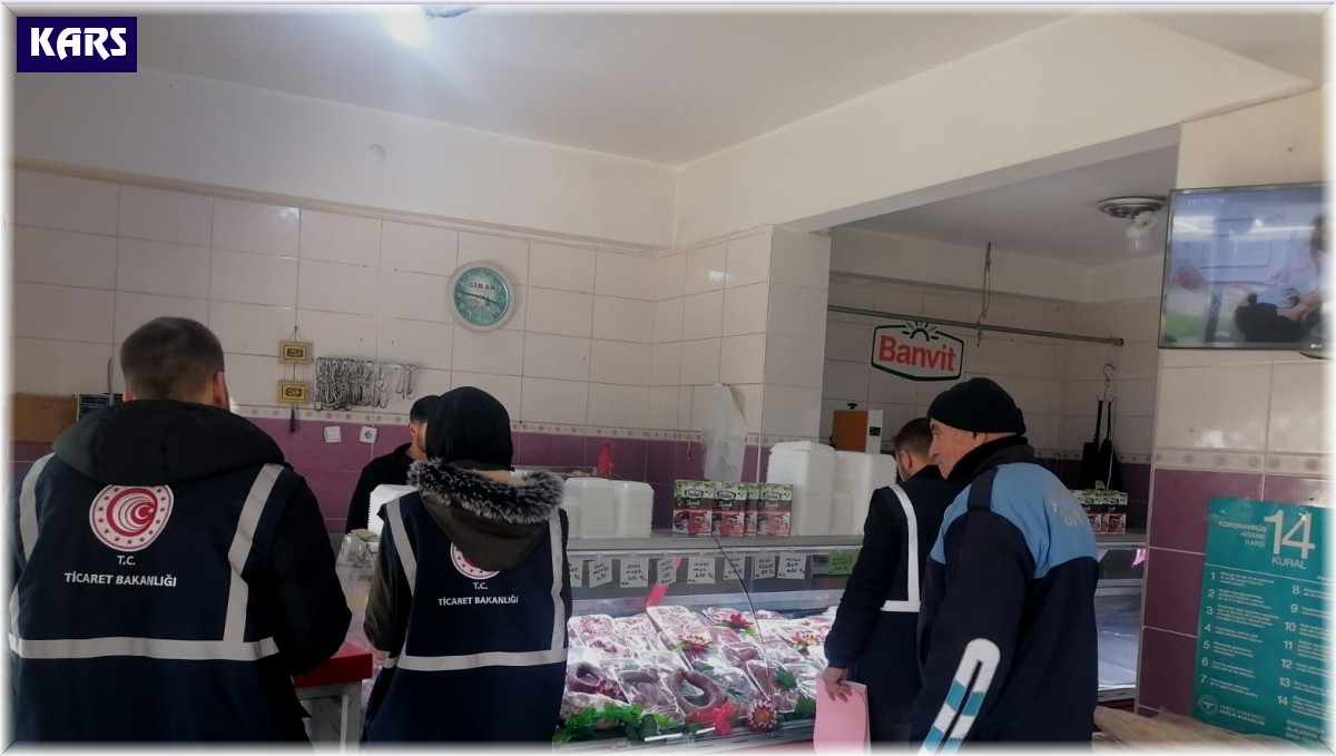 Kars'ta Ramazan ayı öncesi denetimler devam ediyor