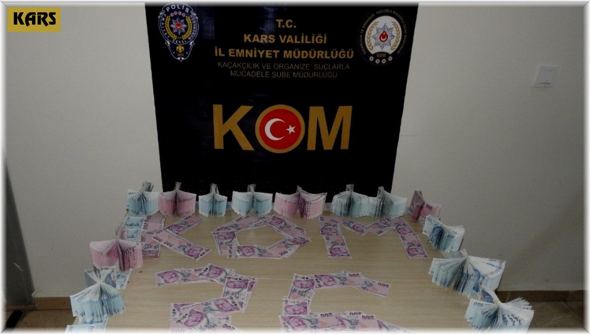 Kars'ta sahte para ele geçirildi