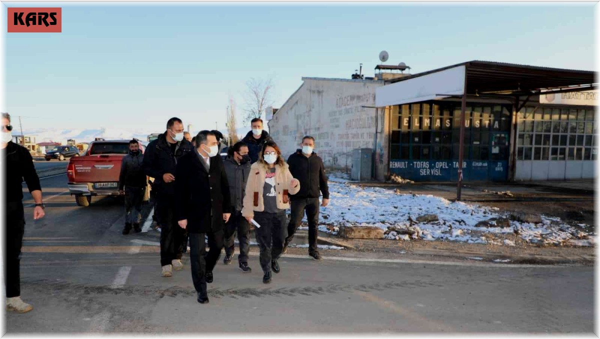 Kars'ta Sanayi Sitesi modern yollara kavuştu