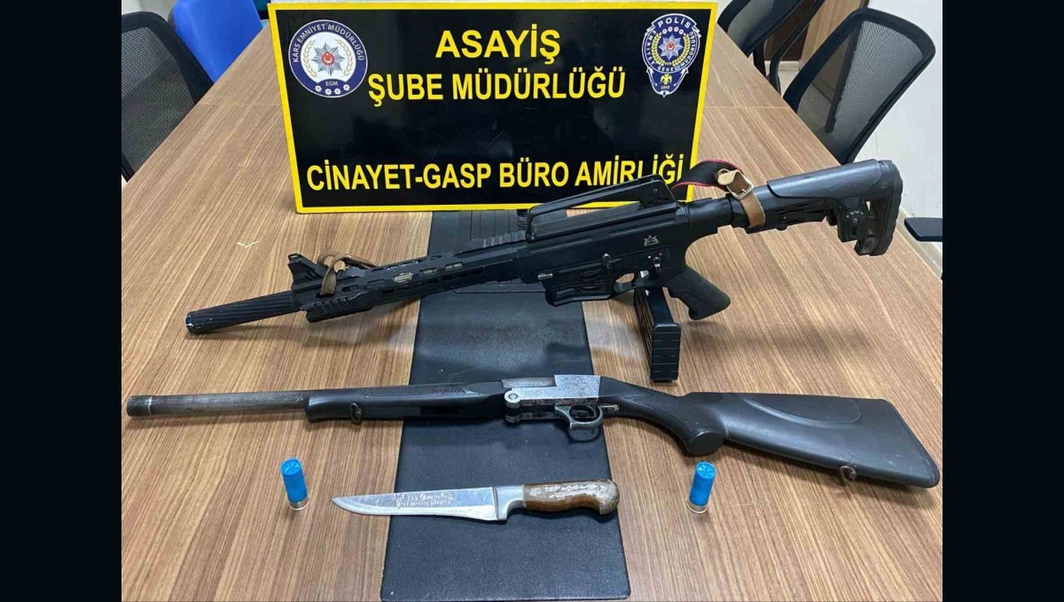 Kars'ta silah ve mühimmat ele geçirildi