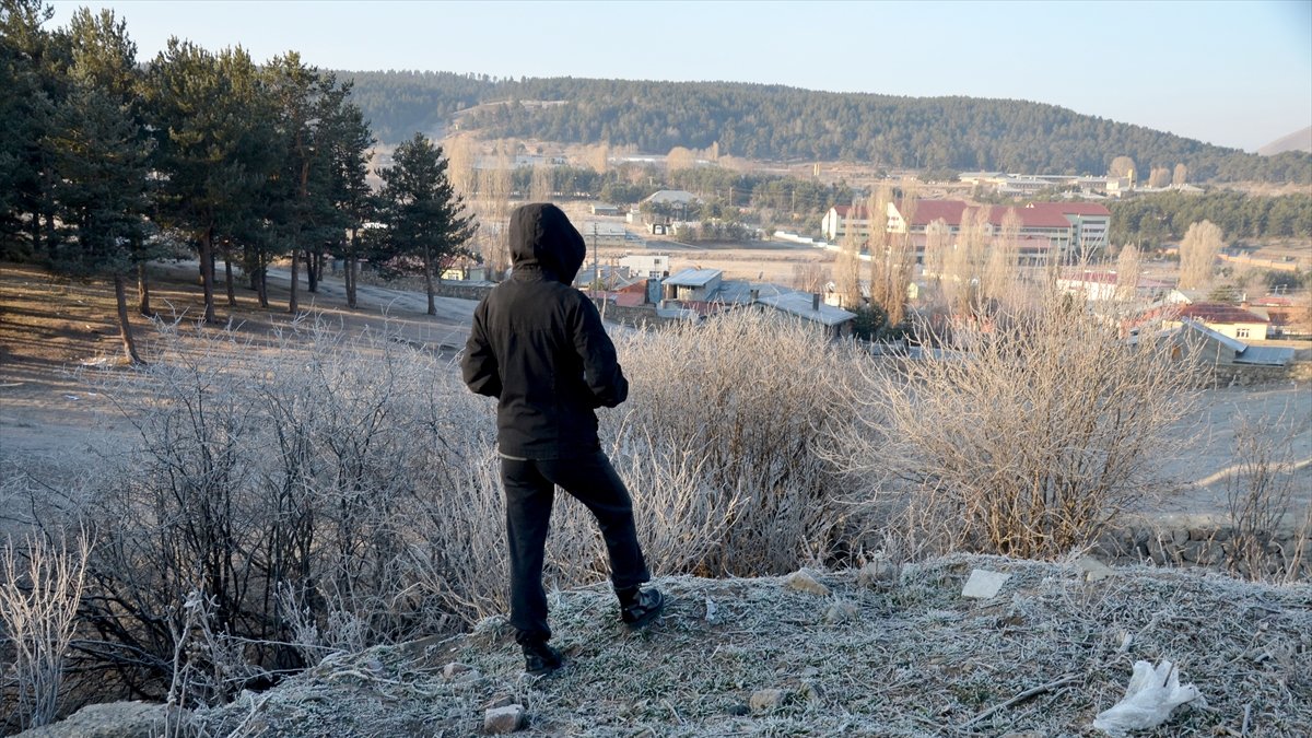 Kars'ta soğuk hava etkili oluyor