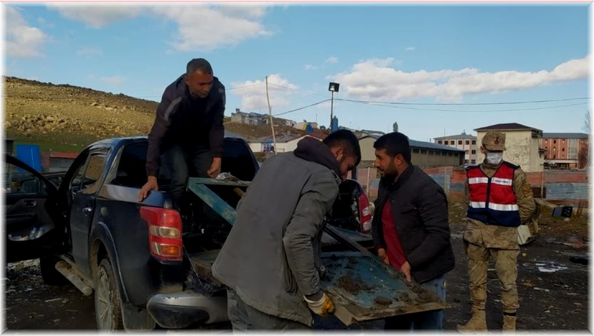 Kars'ta sulama kanallarının kapaklarını çalan hırsızlar yakalandı