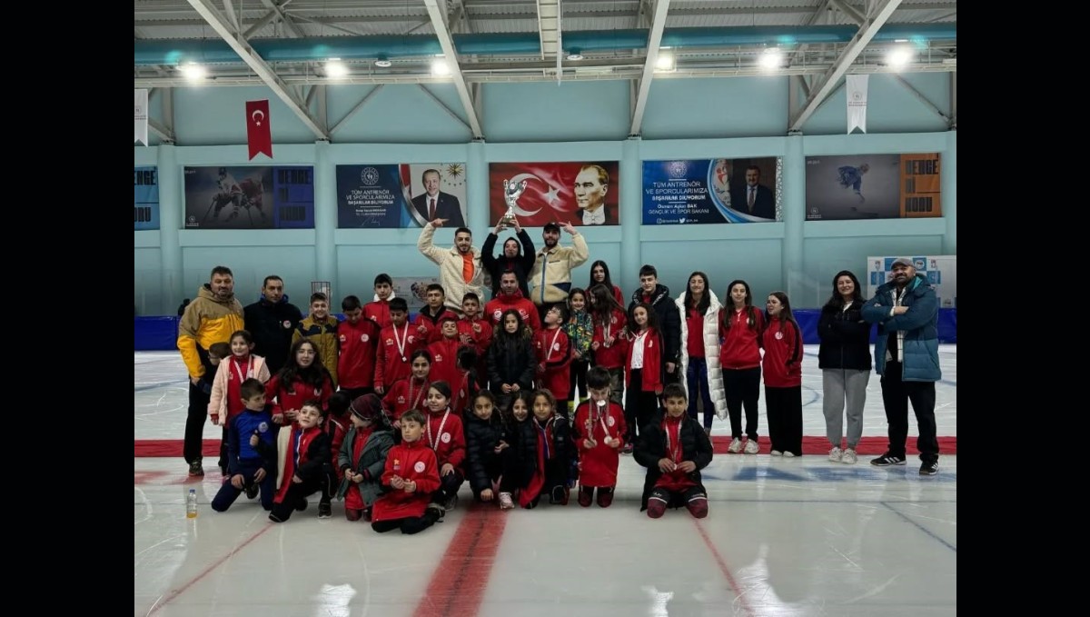 Kars'ta sürat pateni heyecanı sona erdi