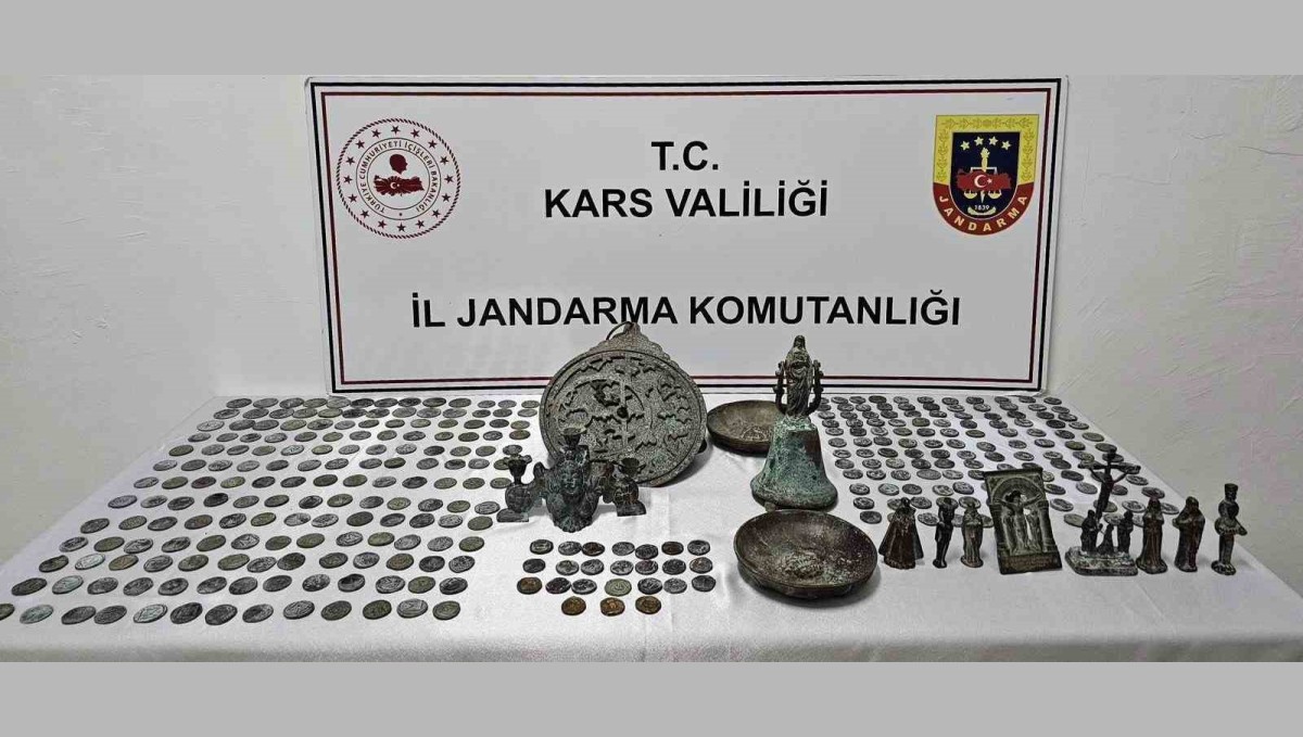 Kars'ta tarihi eser operasyonu: 5 kişi tutuklandı