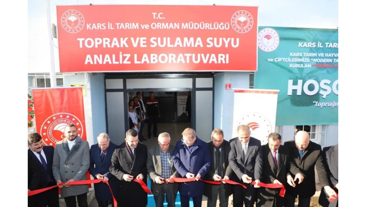 Kars'ta Toprak ve Sulama Suyu Analiz Laboratuvarı açıldı