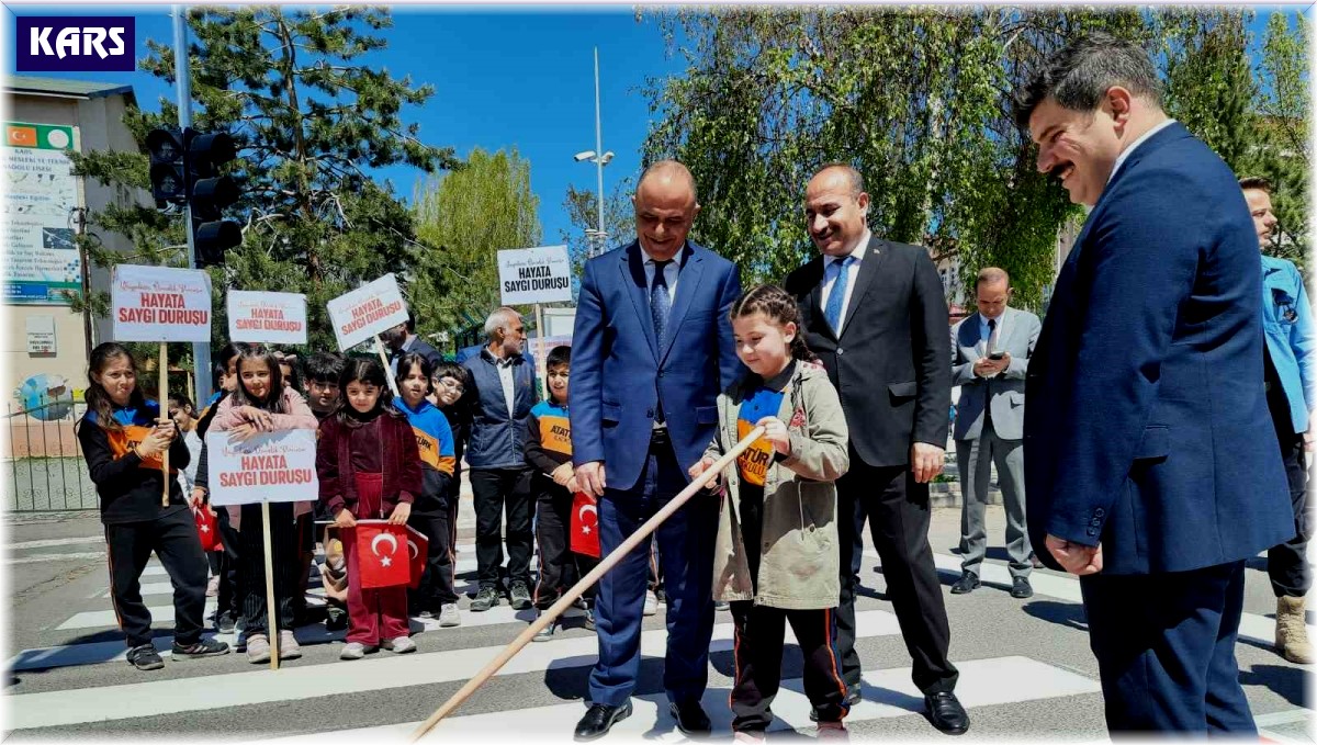 Kars'ta Trafik Haftası etkinliği