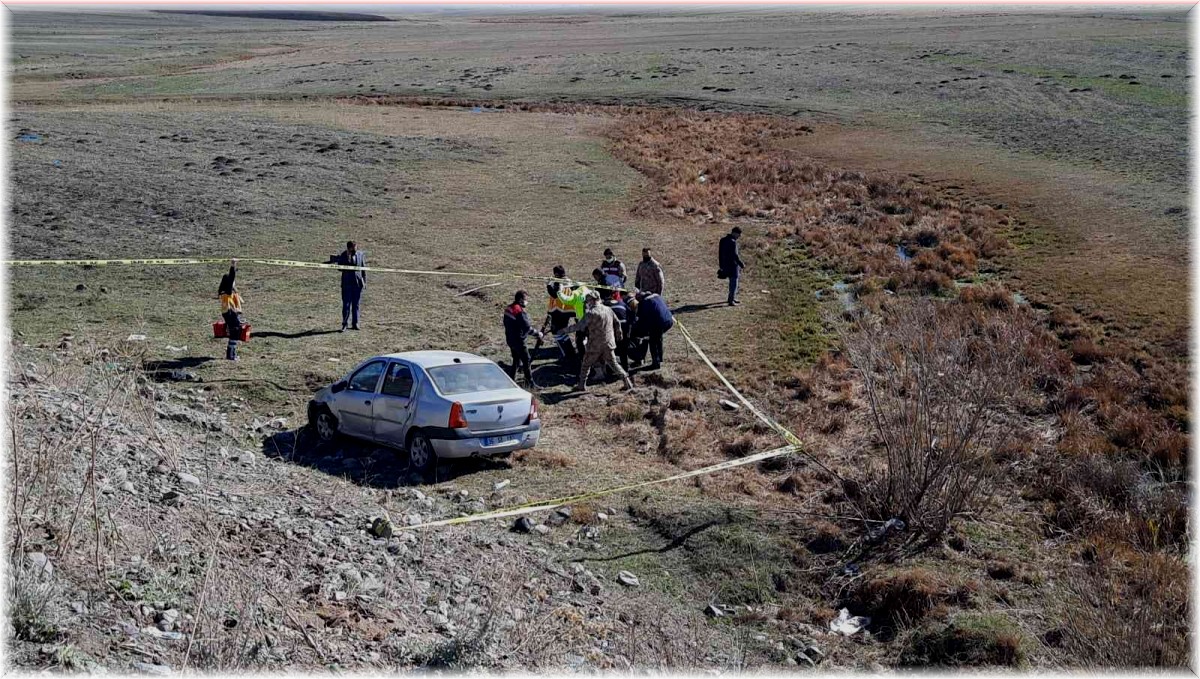 Kars'ta trafik kazası: 1 ölü, 1 yaralı