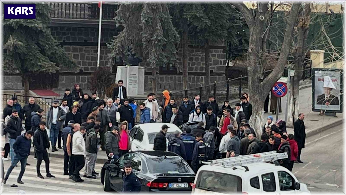 Kars'ta trafik kazası: 1 yaralı