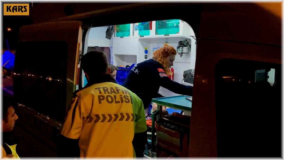 Kars'ta trafik kazası: 1 yaralı