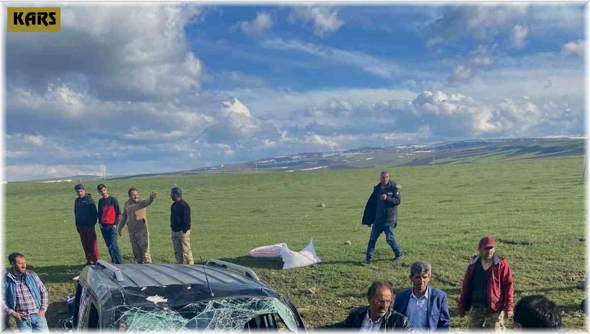 Kars'ta trafik kazası: 4 yaralı
